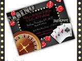 Casino Party Invitations Templates Free Casino Invitations Casino Night Casino Birthday