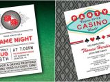 Casino Party Invitations Templates Free Casino Invitations Template