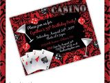 Casino theme Party Invitations Template Free Casino Party Invitations Casino Blush by