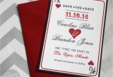 Casino themed Wedding Invitations Las Vegas Save the Date Casino theme Save the Date with Free