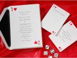 Casino themed Wedding Invitations Mad themes Made Practical Grace Rose events