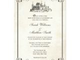 Castle Wedding Invitations Design Fairytale Castle Wedding Invitations Zazzle Com