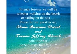 Casual Beach Wedding Invitation Wording Beach Wedding Invitation Wording Poem Mini Bridal