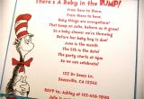 Cat In the Hat Baby Shower Invites Dr Seuss Cat In the Hat Inspired Baby Shower or Birthday