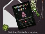 Chalkboard Birthday Invitation Template Free Chalkboard Invitation Template 45 Free Jpg Psd