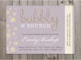 Champagne Brunch Bridal Shower Invitations Bubbly & Brunch Champagne Bridal Shower by