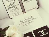 Chanel Inspired Bridal Shower Invitations Chanel Inspired Bridal Shower Invitations – Mini Bridal
