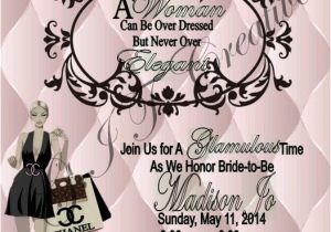 Chanel Inspired Bridal Shower Invitations G I T Creative event Planning Llc Chanel Inspired