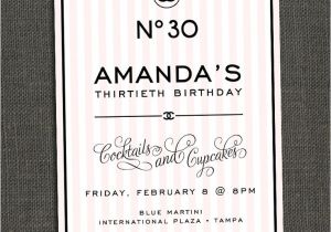 Chanel Party Invitation Template Chanel Inspired Birthday Party Invitation Party Ideas