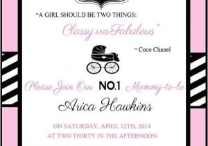 Chanel Party Invitation Template Coco Chanel themed Party Invitations A Birthday Cake
