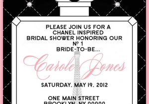Chanel themed Bridal Shower Invitations 10 Best Ideas About Chanel Bridal Shower On Pinterest