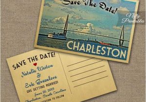 Charleston Sc Wedding Invitations Charleston Wedding Invitation Printable by Niftyprintables