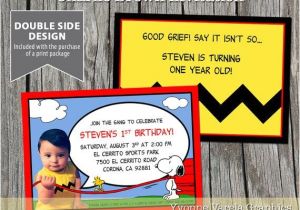 Charlie Brown 1st Birthday Invitations 62 Best Sam S 1st Birthday Images On Pinterest