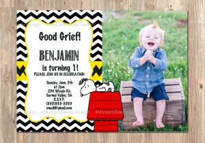 Charlie Brown Birthday Party Invitations Charlie Brown Birthday Invitation Snoopy for All Ages
