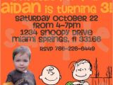 Charlie Brown First Birthday Invitations Via Heartsandscraps Charlie Brown Great Pumpkin Birthday