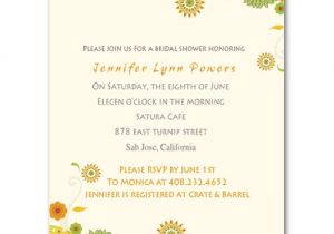 Cheap Bridal Shower Invitations Online Discount Yellow Sunflower Online Bridal Shower Invitations