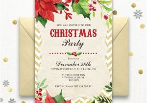 Cheap Christmas Party Invitations Items Similar to Christmas Party Invitation Rustic