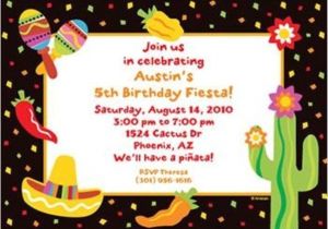 Cheap Customized Birthday Invitations Fiesta Party Personalized Invitation Each Cheap