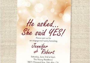 Cheap Engagement Party Invitations Online Affordable Shimmery Elegant Engagement Party Invitation