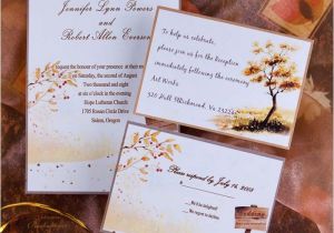 Cheap Fall themed Wedding Invitations top 5 Autumn Fall Wedding Invitation Ideas