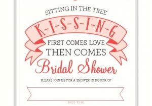 Cheap Fill In the Blank Bridal Shower Invitations K I S S I N G Bridal Shower Fill In the Blank Invitation