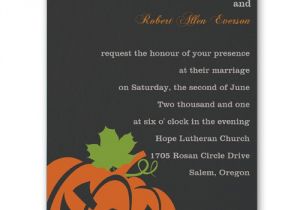 Cheap Halloween Wedding Invitations Black and orange Halloween Fall Wedding Invitations Ewi242