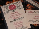 Cheap Halloween Wedding Invitations Templates Fall Halloween Wedding Invitations with Cheap