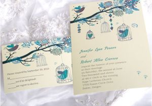 Cheap Love Bird Wedding Invitations Latest Wedding Color Trends Blue Wedding Ideas and