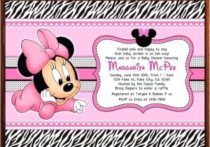 Cheap Minnie Mouse Baby Shower Invitations Free Minnie Mouse Baby Shower Invitations Baby