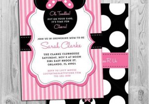 Cheap Minnie Mouse Baby Shower Invitations Nice Decoration Baby Minnie Mouse Shower Invitations