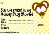 Cheap Monkey Baby Shower Invitations Cheap Monkey Baby Shower Invitations