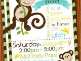 Cheap Monkey Baby Shower Invitations Monkey Baby Shower Invitations