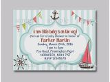 Cheap Personalized Baby Shower Invitations Baby Shower Invitation Unique Cheap Nautical themed Baby