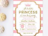 Cheap Princess Baby Shower Invitations Princess Baby Shower Invitation Pink and Gold Show and