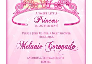 Cheap Princess Baby Shower Invitations Princess Crown Baby Shower Invitations
