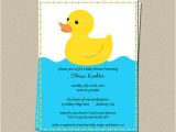 Cheap Rubber Duck Baby Shower Invitations Little Duck Baby Shower Invitations Blue by theinviteladyshop