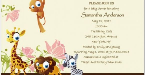 Cheap Safari Baby Shower Invitations Jungle Safari Baby Shower