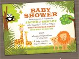 Cheap Safari Baby Shower Invitations Safari Baby Shower Invitations Image