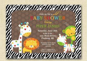 Cheap Safari Baby Shower Invitations Safari Baby Shower Invitations