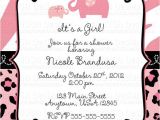 Cheap Safari Baby Shower Invitations the Most Viral Collection Pink Safari Baby Shower