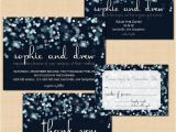 Cheap Wedding Invitations and Save the Dates Packages Sparkly Stars Water Save the Date Invitation Rsvp and