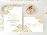 Cheap Wedding Invite Printing Cheap Wedding Invitation Kits Printed Gold Wedding