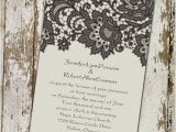 Cheap Wedding Invite Printing Ivory Vintage Printed Lace Wedding Invitations Ewi260 as