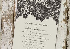Cheap Wedding Invite Printing Ivory Vintage Printed Lace Wedding Invitations Ewi260 as