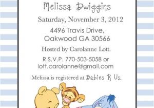 Cheap Winnie the Pooh Baby Shower Invitations 17 Best Images About Baby Shower Pooh Bear On Pinterest