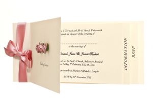 Cheque Book Wedding Invitation Template Vintage Cheque Book Style Invitation with Ribbon and