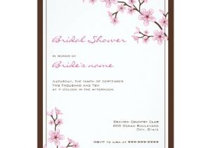 Cherry Blossom Bridal Shower Invitations Cherry Blossom Bridal Shower Invitations