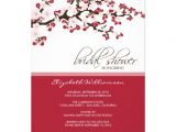 Cherry Blossom Bridal Shower Invitations Personalized Cherry Blossoms Invitations