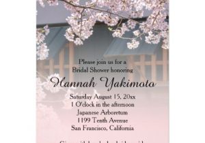 Cherry Blossom Bridal Shower Invitations Pretty Spring theme Bridal Shower Cherry Blossom Floral