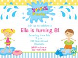 Child Pool Party Invitations Kids Pool Party Invitations Home Party Ideas